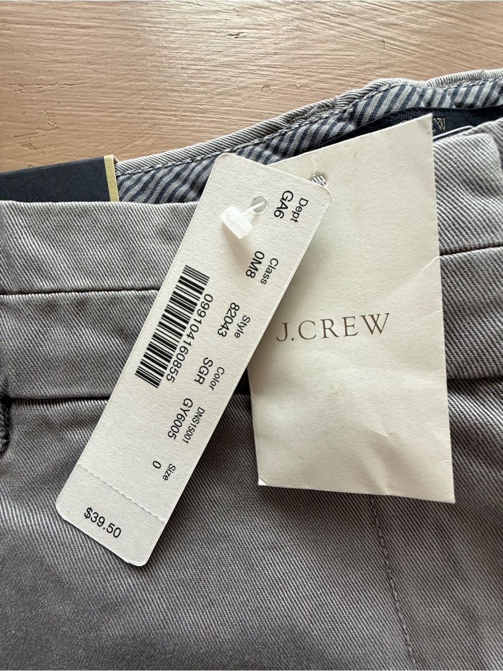 J. Crew Women's Light Gray Chino Shorts - Picture 8 of 8